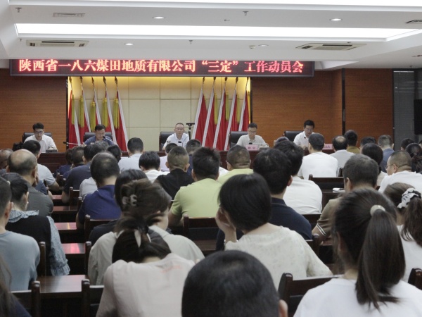 8月21日，一八六公司通过现场和视频方式召开了“三定”工作动员会。摄影：郭玉佳 (2).jpg